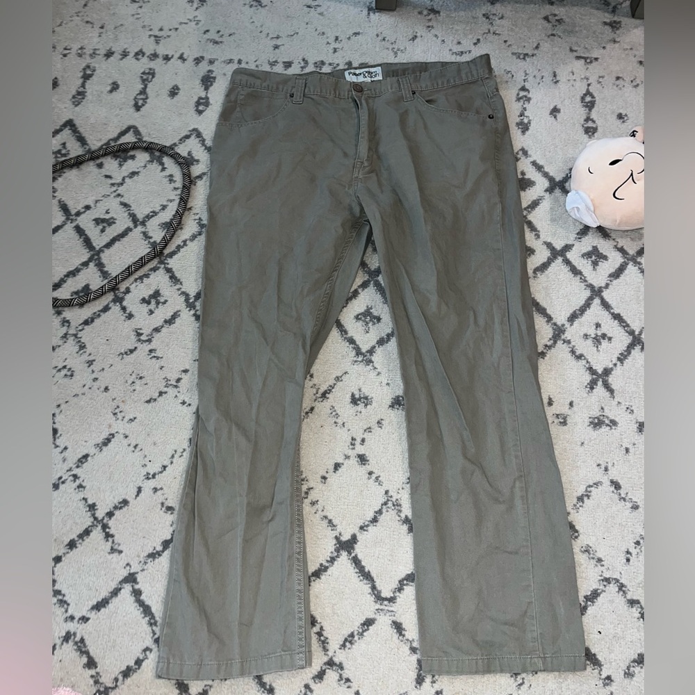 Men’s Vintage Paper And Denim Cloth Grey Pants